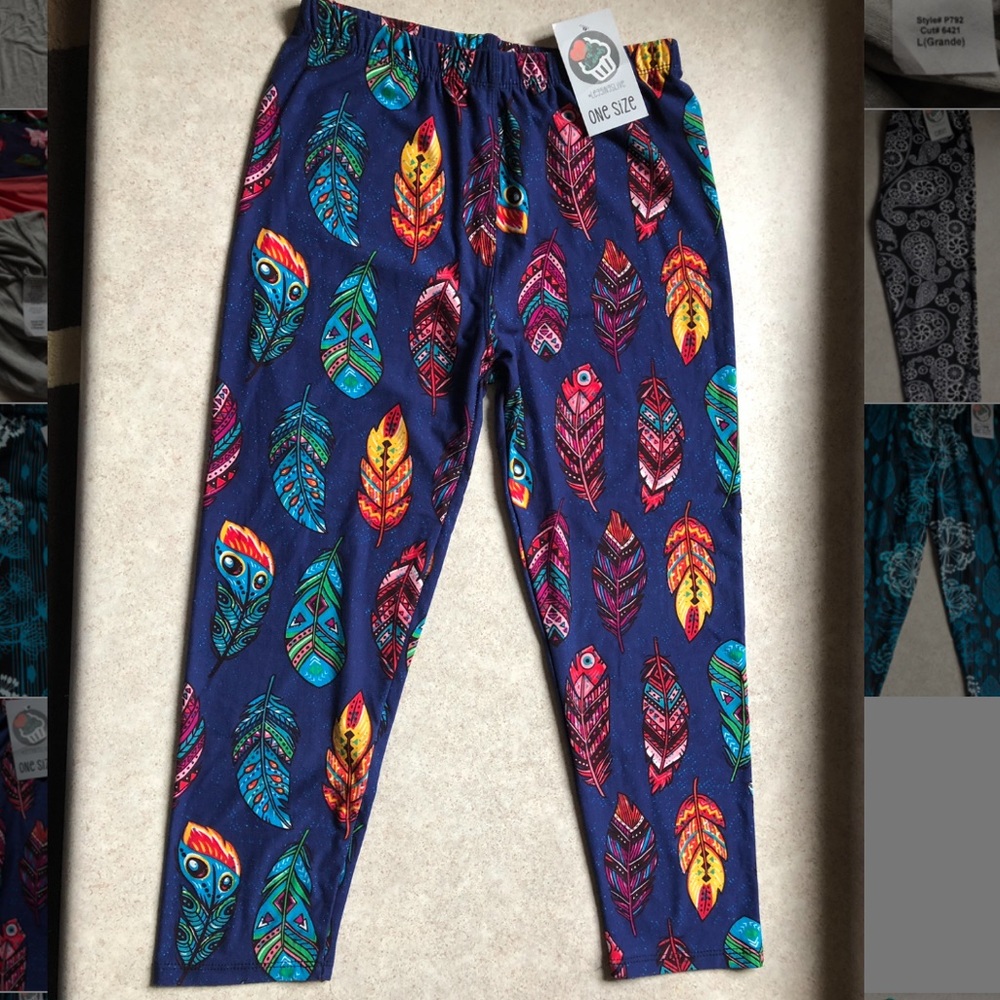 Feather leggings!